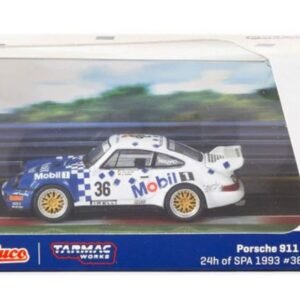 Schuco x Tarmac Works Porsche 911 RSR 3.8 #36 SPA 1993