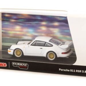 Schuco x Tarmac Works Porsche 911 RSR 3.8 – Biały