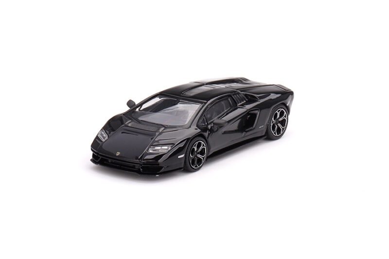 Mini GT Lamborghini Countach LPI 800-4 Nero Maia - obrazek 2