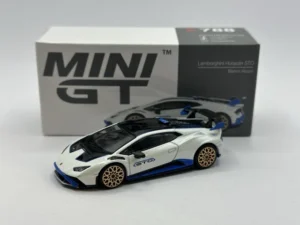Mini GT Lamborghini Huracán STO Bianco Asopo 1:64