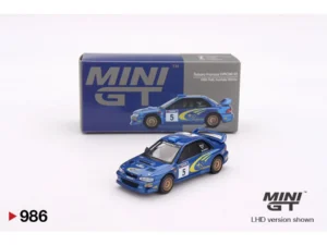 Mini GT Subaru Impreza WRC99 #5 Rally Australia 1999 1:64