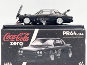 Pop Race Nissan Skyline GT-R V8 Drift Coca-Cola Zero 1:64