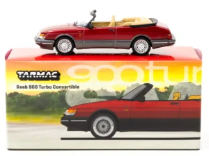Tarmac Works Saab 900 Turbo Convertible 1:64 – Red