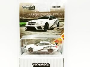 Tarmac Works Mercedes-Benz C63 AMG Coupé Black Series White 1:64