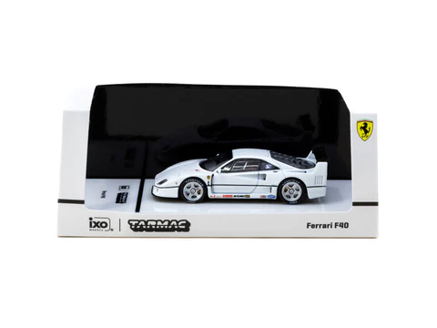 Tarmac Works x IXO Ferrari F40 White 1:64