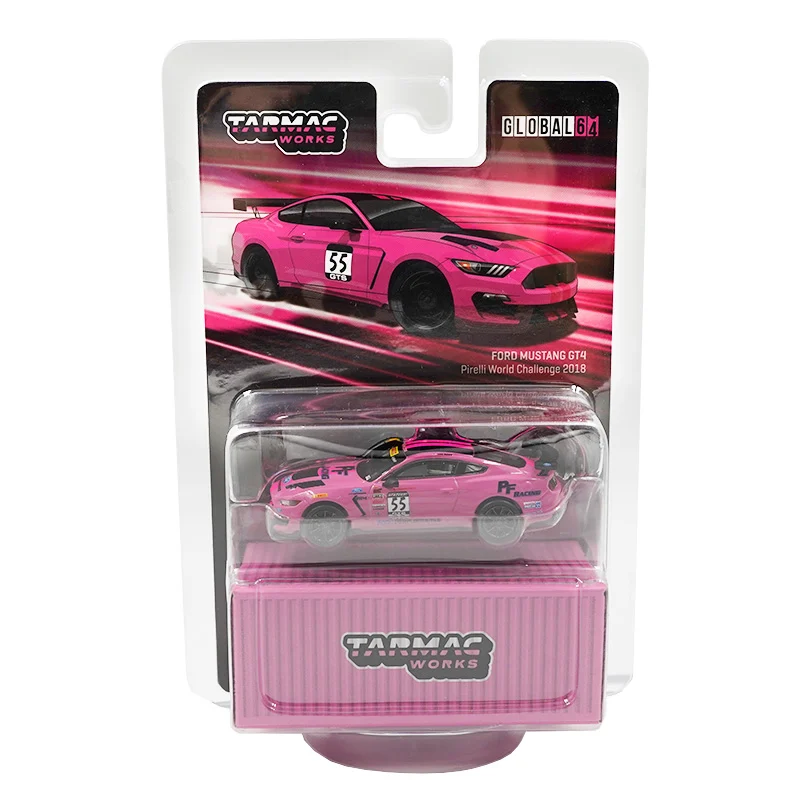 Tarmac Works Ford Mustang GT4 Pirelli World Challenge 2018 1:64