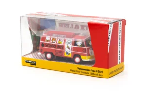 Tarmac Works Volkswagen Type II (T2) Hello Kitty Capsule School Bus 1:64