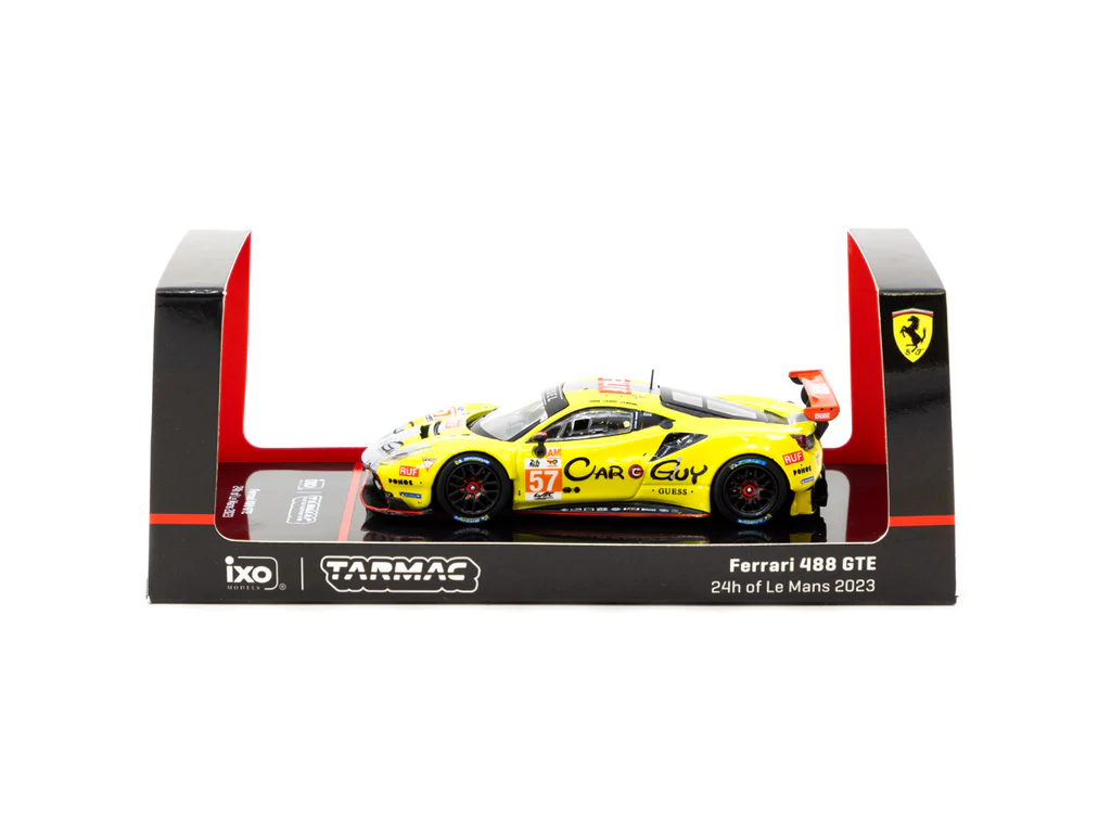 Tarmac Works Ferrari 488 GTE 24h Le Mans 2023 Car Guy 1:64
