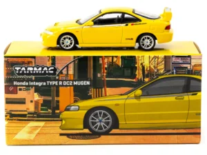 Tarmac Works Honda Integra Type R DC2 Mugen 1:64 – Yellow