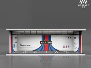 MoreArt Diorama 1:64 - Martini Racing Garaż