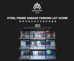 MoreArt Diorama 1:64 – Trzykondygnacyjny Garaż ze Strefą Handlową / Parking (LED)