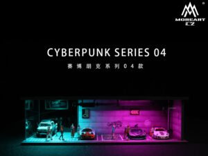 MoreArt Diorama 1:64 – Cyberpunk podświetlana LED