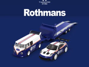 Timemicro Rothmans VW Bus + Porsche 911 GT3R Set 1:64