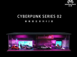 MoreArt Diorama 1:64 - Cyberpunk garaż mechanik