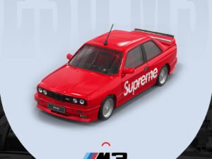 Original Model BMW M3 E30 Supreme Red 1:64