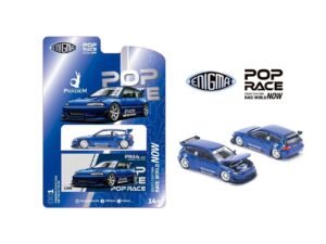 Pop Race PANDEM Honda Civic EG6 Blue Enigma 1:64