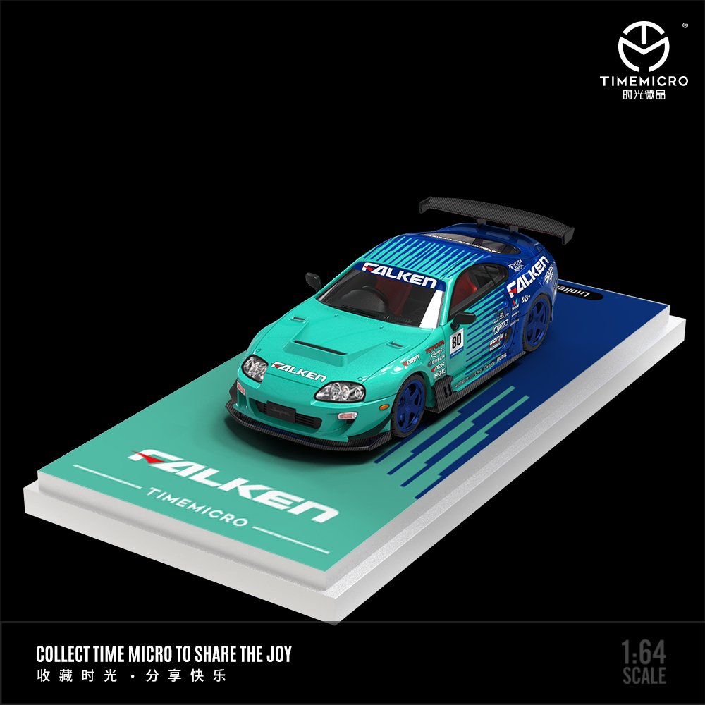 TimeMicro Toyota Supra A80 Falken 1:64 Limited