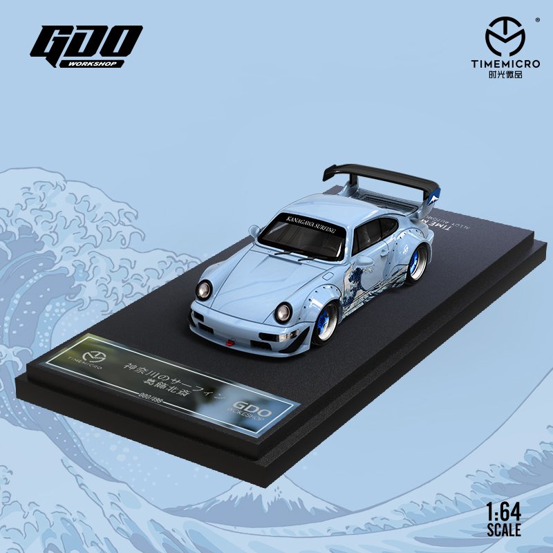 TimeMicro Porsche RWB “Great Wave” 1:64