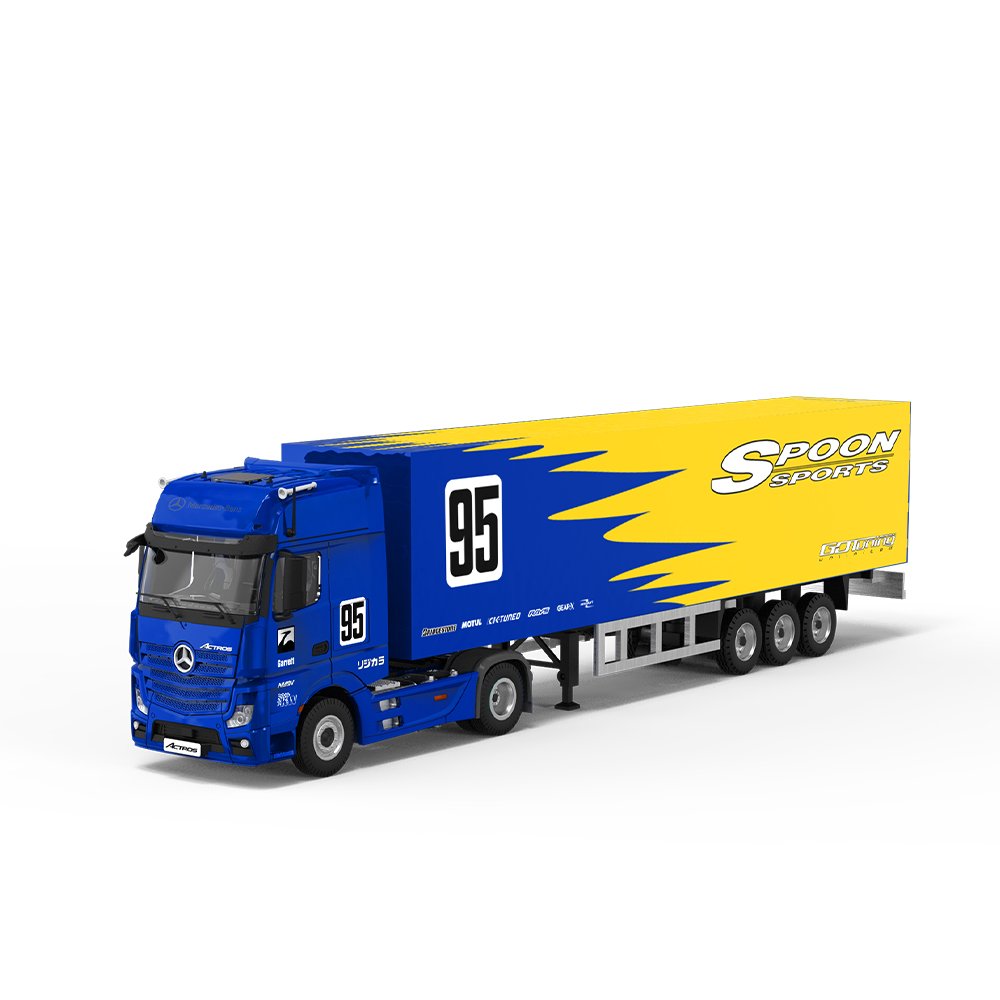 Timemicro Mercedes Actros Spoon Sports Truck 1:64