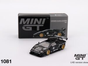 MINI GT Lamborghini Countach LB-WORKS – Black 1:64 BLISTER