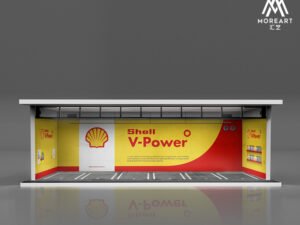 MoreArt Diorama 1:64 - Garaż Shell V-power