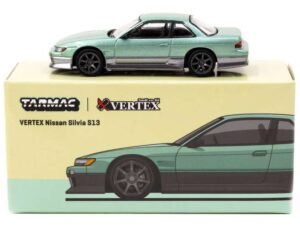Tarmac Works x Vertex Nissan Silvia S13 – Green 1:64