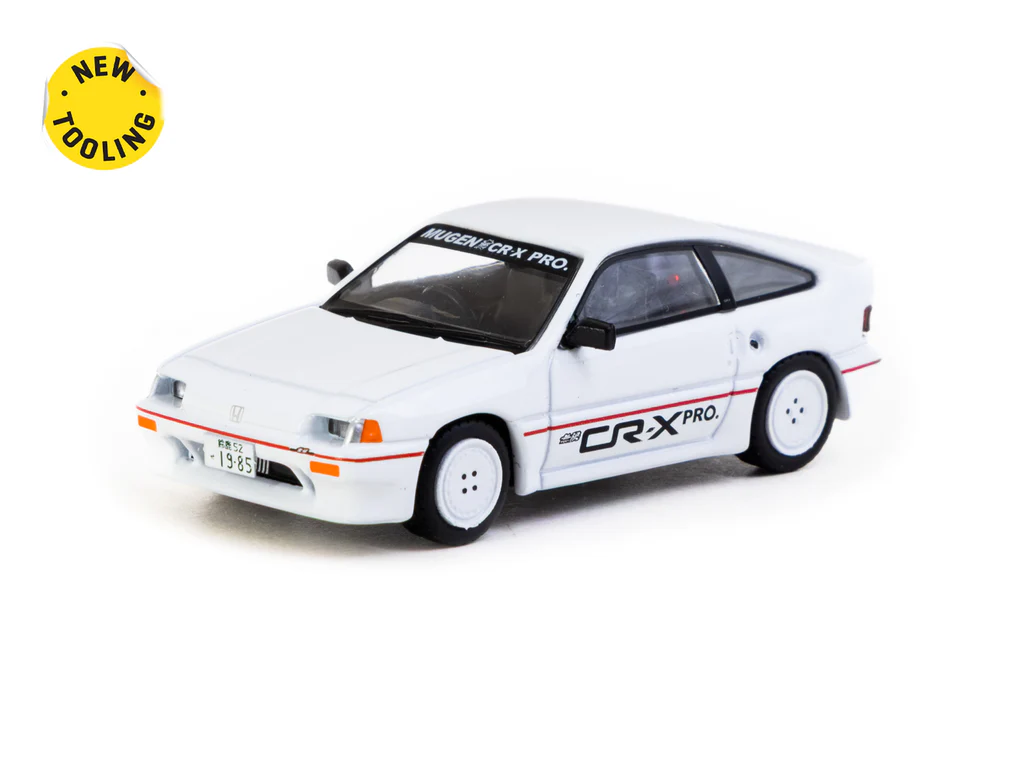 Tarmac Works Honda CR-X PRO Mugen White 1:64 - obrazek 2