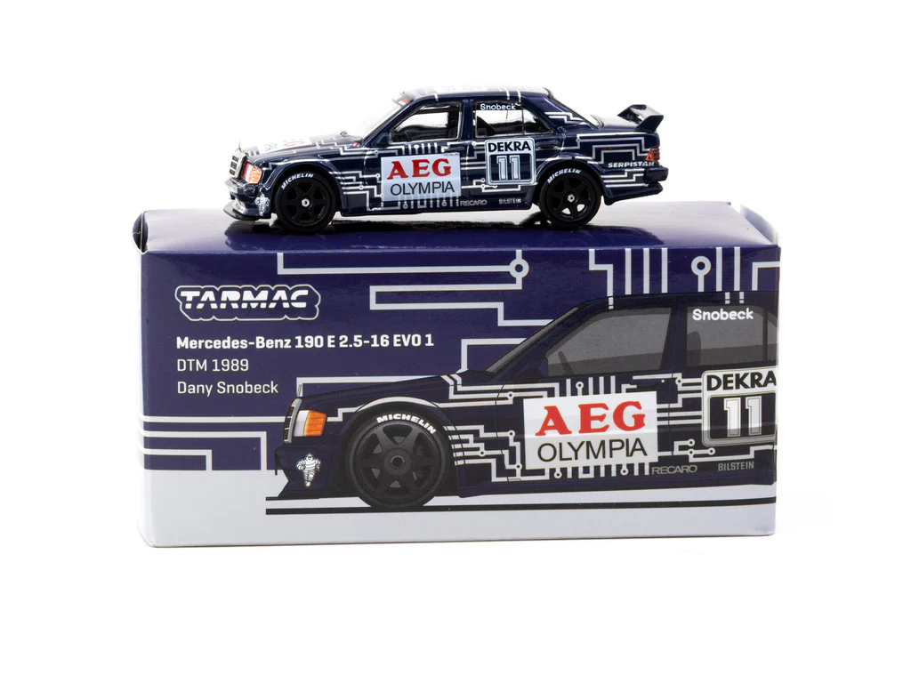 Mercedes 190E EVO I AEG DTM 1989 Tarmac Works 1:64