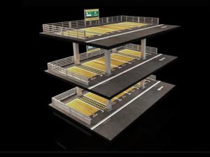 MoreArt Diorama 1:64 - Parking 3-poziomowy