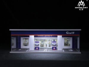 MoreArt Diorama 1:64 - Gulf Stacja Benzynowa