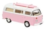Norev VW Type 2 Combi Surf – Pink/White 1:64