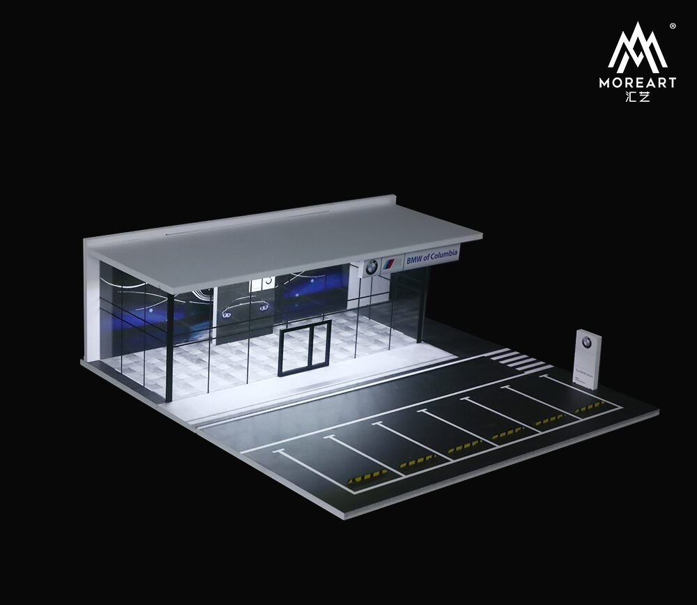 MoreArt Diorama 1:64 - Salon BMW