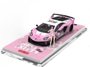 COOL.CAR Lamborghini GT EVO Hello Kitty Pink 1:64