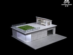 MoreArt Diorama 1:64 - Nowoczesny dom z garażem