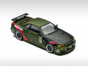 Timemicro Nissan Skyline GT-R R34 Disruption 1:64