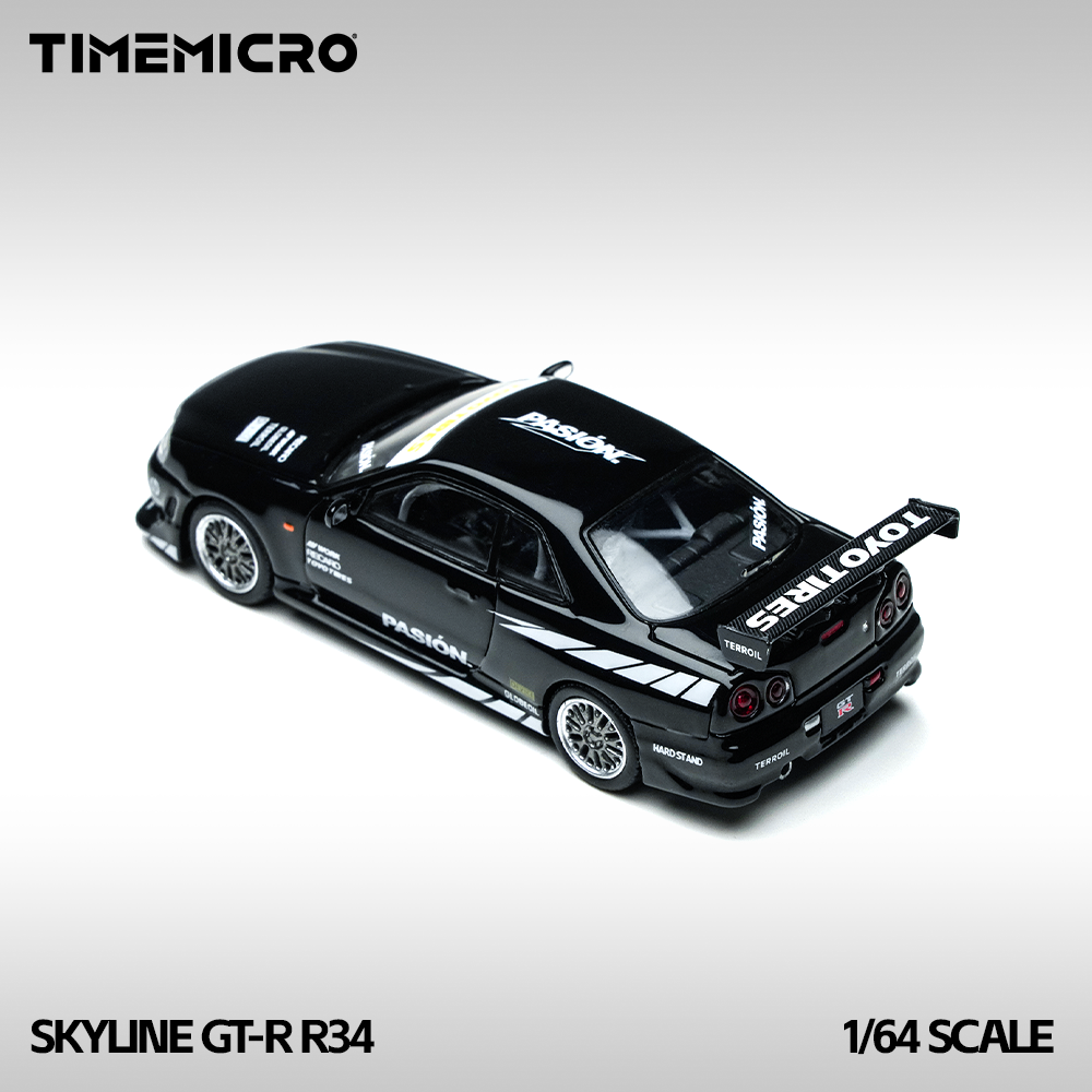 Timemicro Nissan Skyline GT-R R34 Pasion 1:64 - obrazek 3