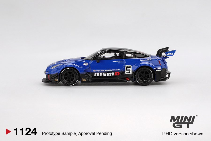 Mini GT LB-Silhouette WORKS GT NISSAN 35GT-RR Blue 1:64 - obrazek 2