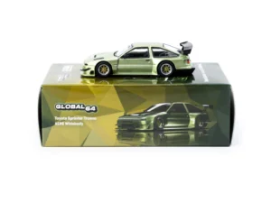 Tarmac Toyota Sprinter Trueno AE86 Widebody Green 1:64