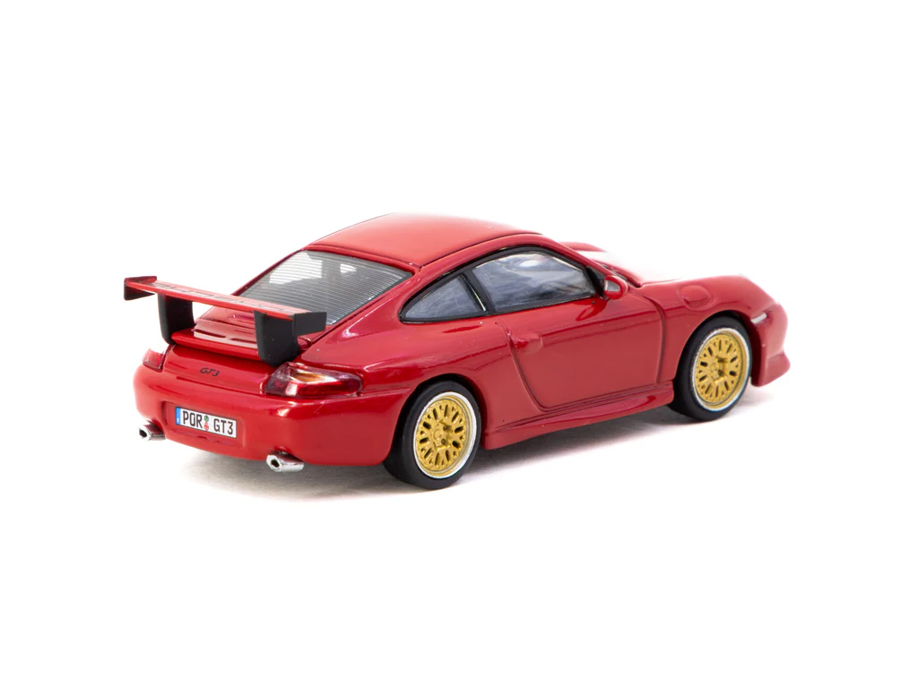 Tarmac Works x IXO Porsche 911 GT3 996 Red 1:64 - obrazek 3