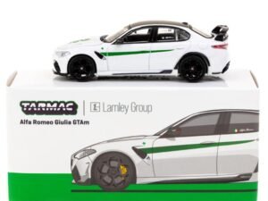 Tarmac Works Alfa Romeo Giulia GTAm White 1:64