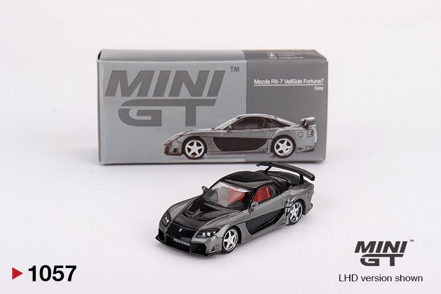 Mini GT Mazda RX-7 VeilSide Fortune 7 Grey BLISTER 1:64