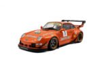 RWB Porsche 911 Jägermeister #7 Widebody Orange 1:18