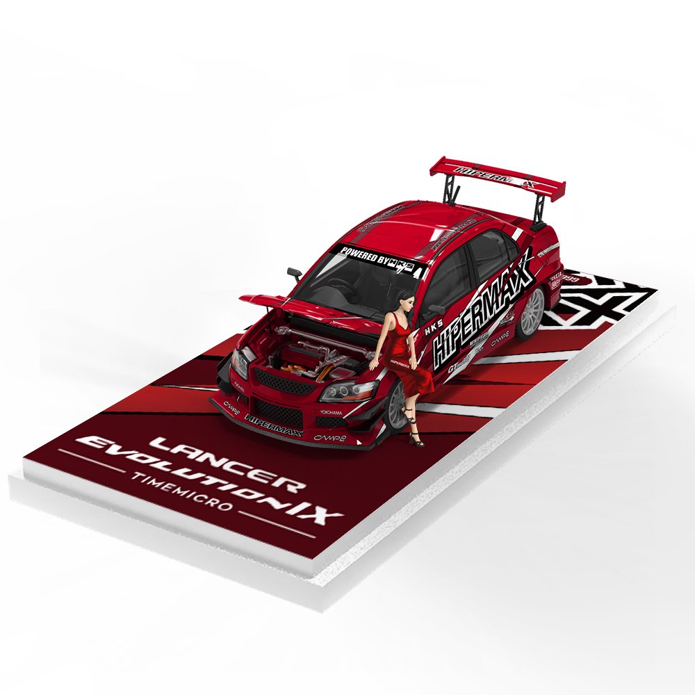 Timemicro Mitsubishi Lancer Evolution IX Hypermax 1:64