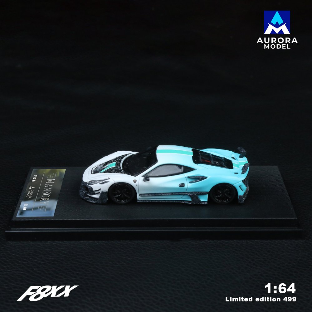 Aurora Model Ferrari F8 Mansory Carbon Limited 499 1:64 - obrazek 2