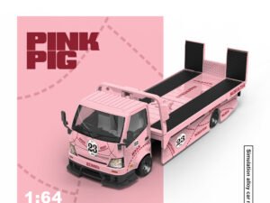COOL.CAR Pink Pig Transporter Truck Limited 999 1:64