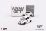 Mini GT Abarth 595 LB-WORKS Abas Works Gara White 1:64 OTWARTE PUDEŁKO