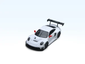 Star Race Porsche 911 GT3 R White Red Mirrors 1:64