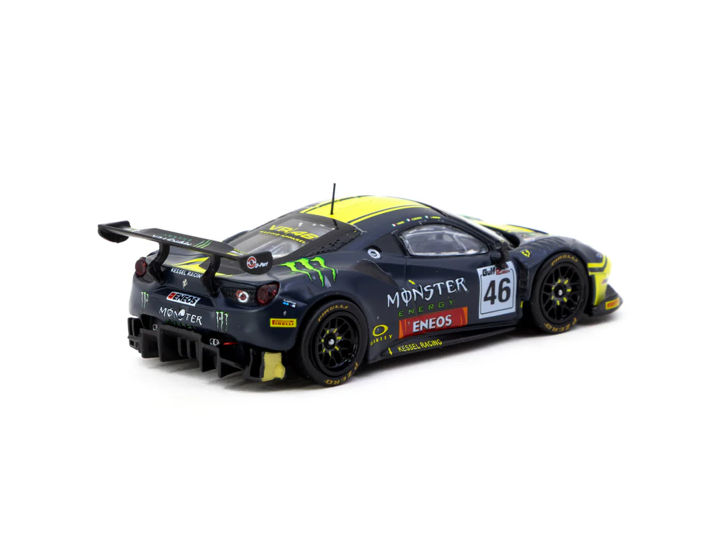 Tarmac Works Ferrari 488 GT3 Gulf 12h 2019 Monster 1:64 - obrazek 3
