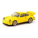 Schuco x Tarmac Works Porsche 911 RSR Yellow 1:64