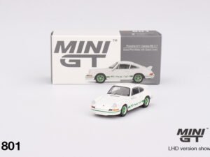Mini GT Porsche 911 Carrera RS 2.7 – Grand Prix White / Green 1:64 BLISTER